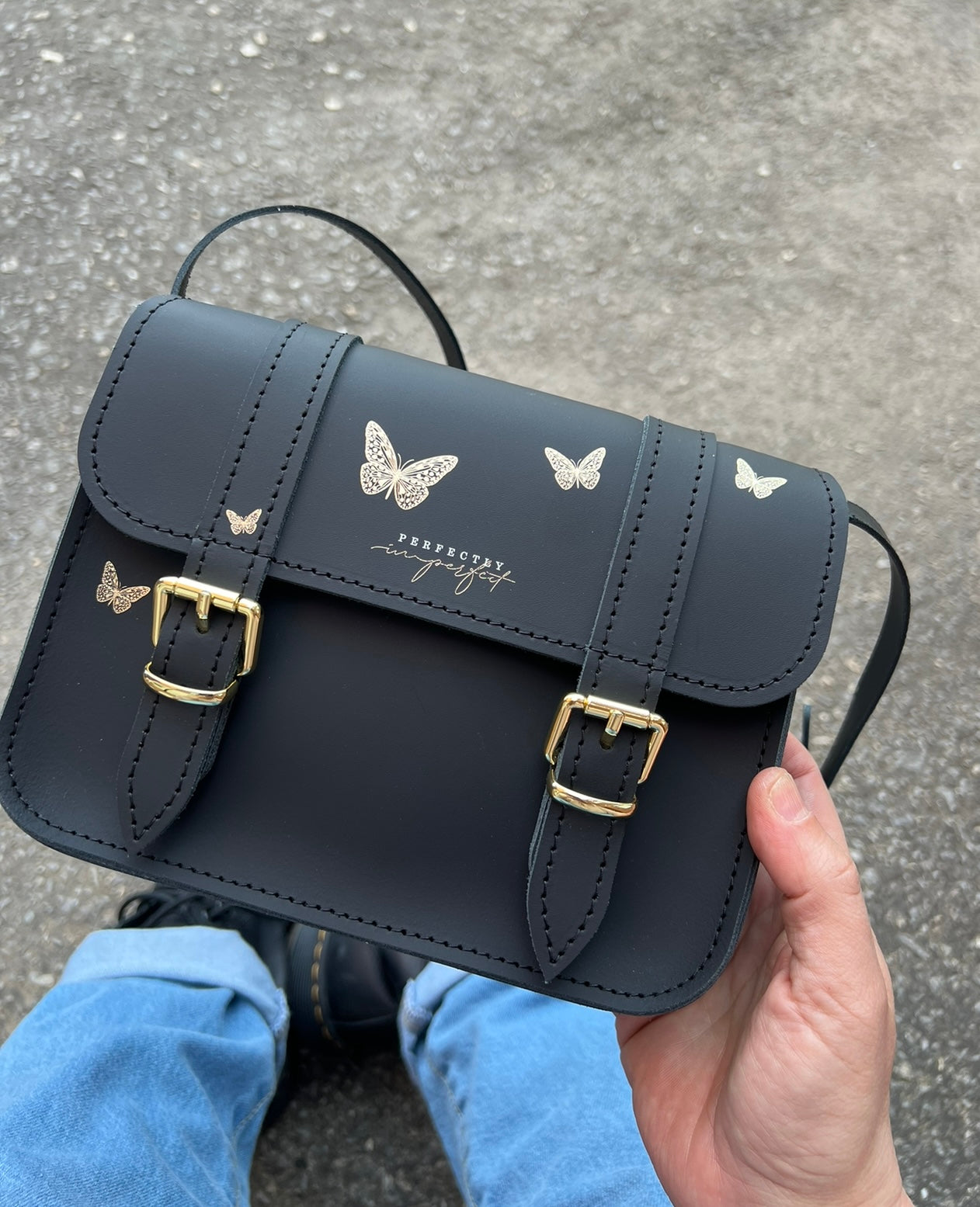 MINI SATCHEL PERFECT Mini Leather Satchel GRAFEA
