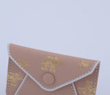 CARD WALLET GOLD ELEPHANTS