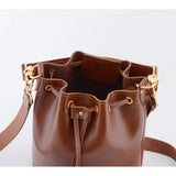 BUCKET BAG BROWN