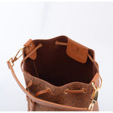 BUCKET BAG PAISLEY CARAMEL