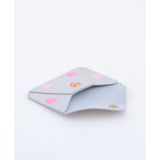 CARD WALLET GREY HEARTS