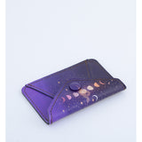 CARD WALLET PURPLE SNAKE MOON