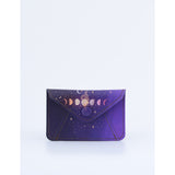 CARD WALLET PURPLE SNAKE MOON
