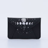 CARD WALLET WHITE ROSE MOON