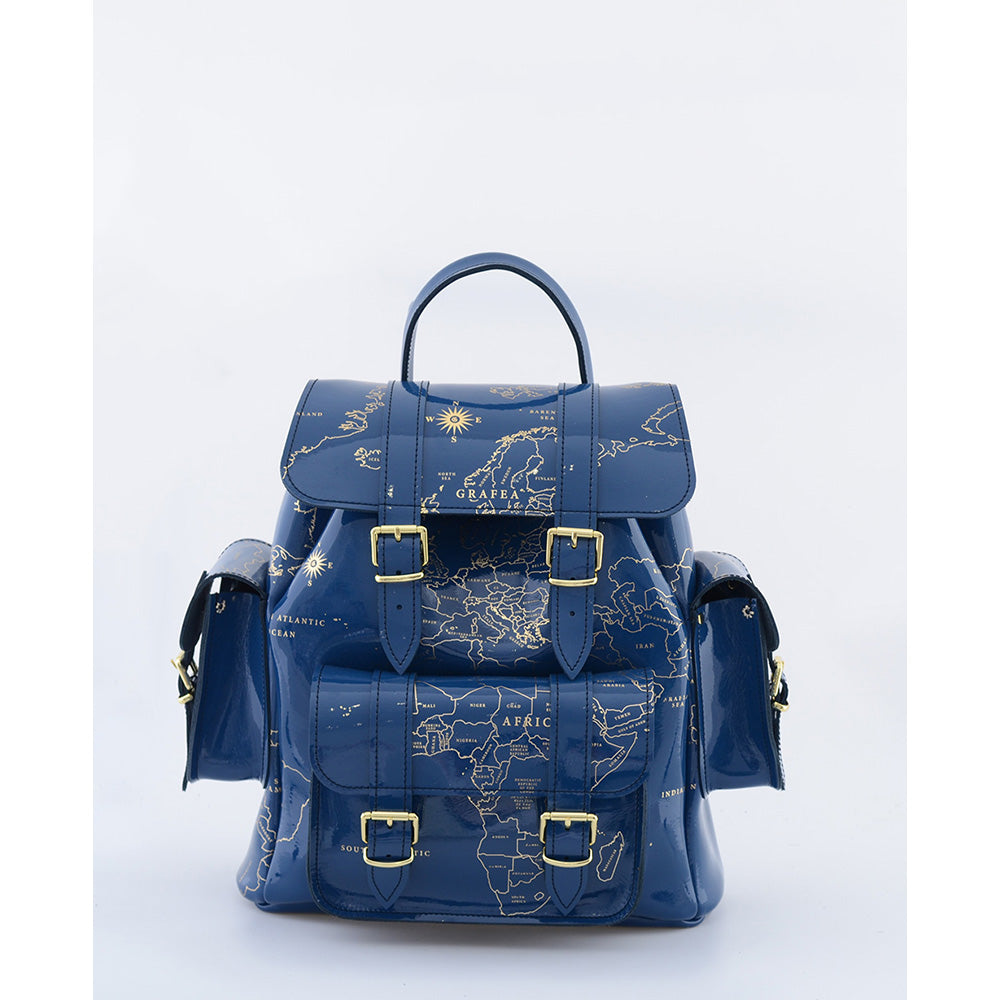 atlas backpack leather HARI II BLUE Each piece showcases natural grain variations that highlight the leathers rich character and durability Hands-On: Parker Clay Atlas Backpack