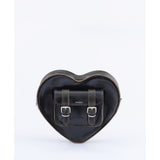 HEART SATCHEL DARK OLIVE