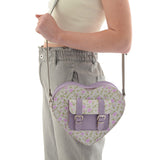 HEART SATCHEL LILAC ROSE