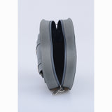 HEART SATCHEL NUBUCK GREY