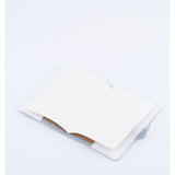 JOURNAL WHITE ROSE GOLD SKULLS  A6