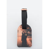 LEATHER LUGGAGE TAG FEAR