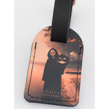 LEATHER LUGGAGE TAG FEAR