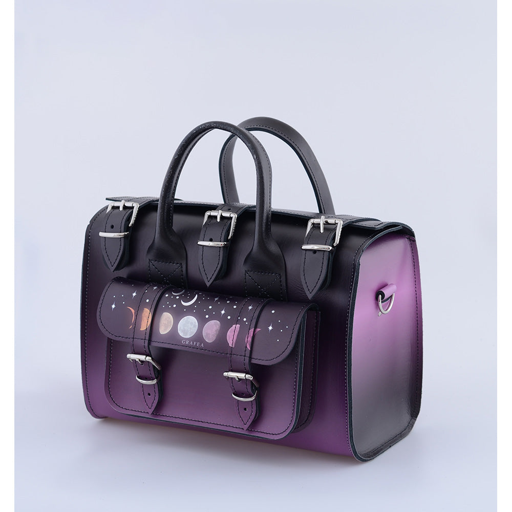 LUNA PURPLE MOON W Leather Shoulder Bag – GRAFEA