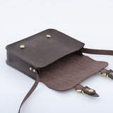 MINI SATCHEL DARK BROWN