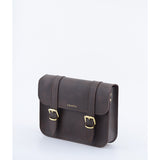 MINI SATCHEL DARK BROWN