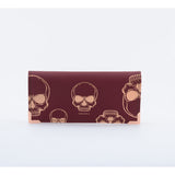 MULBERRY ROSE GOLD SKULLS WALLET