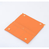 ORANGE GOLD SKULLS WALLET
