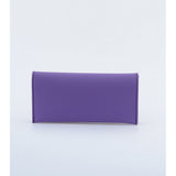 PURPLE SILVER SKULLS WALLET