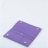 PURPLE SILVER SKULLS WALLET