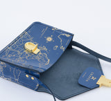 SMALL CROSSBODY BLUE ATLAS