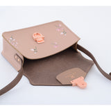 SMALL CROSSBODY BROWN KIMONO