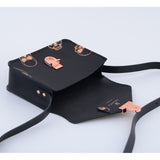 SMALL CROSSBODY ROSE GOLD SKULLS