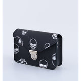 SMALL CROSSBODY SILVER SKULLS