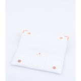 WHITE ROSE GOLD SKULLS WALLET