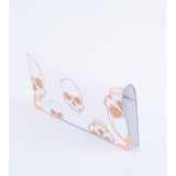 WHITE ROSE GOLD SKULLS WALLET