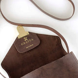 SMALL CROSSBODY DARK BROWN