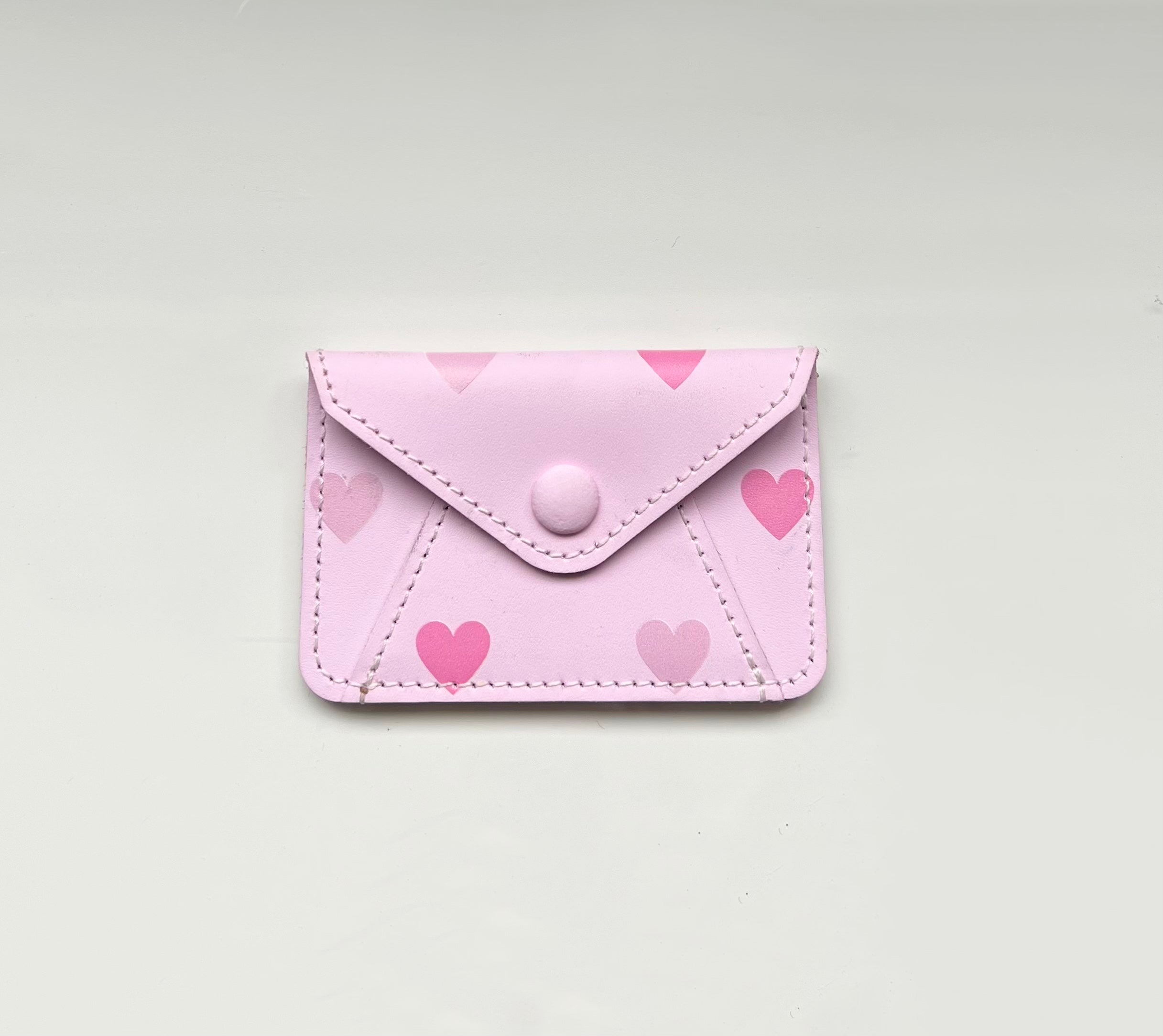 pink heart coin purse