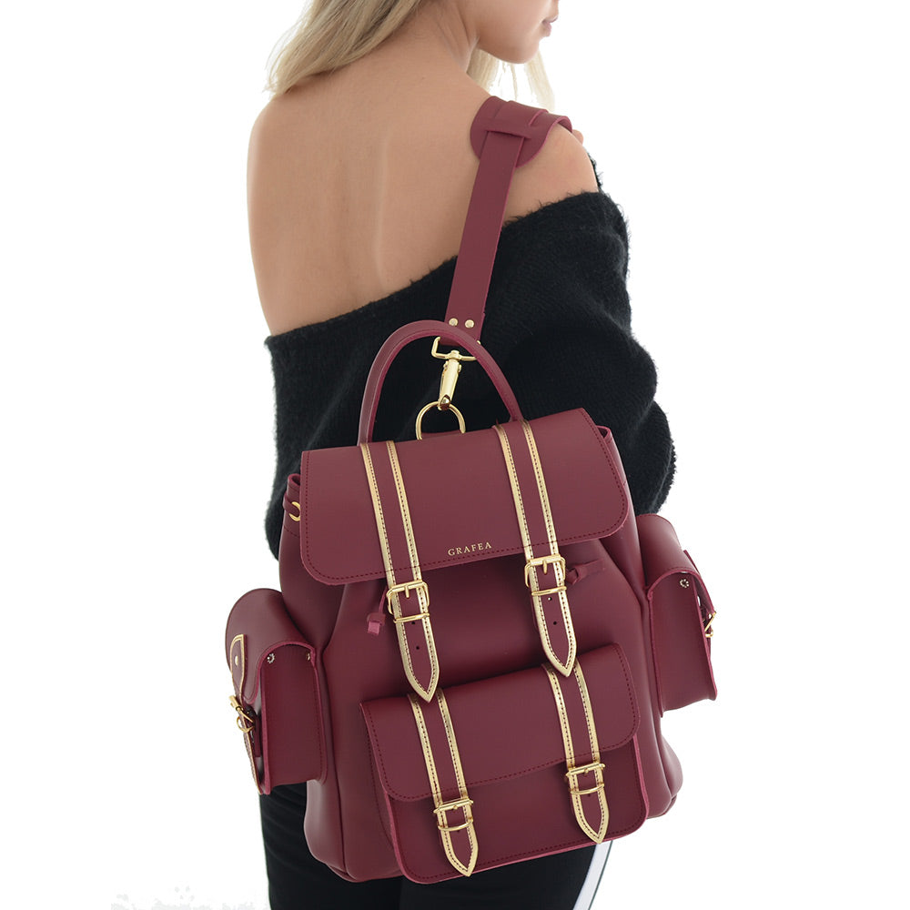 HARI II EMPEROR - Leather Backpack – GRAFEA display picture 3