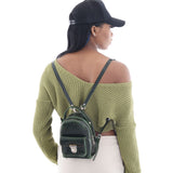 PEGGY CROC DARK GREEN