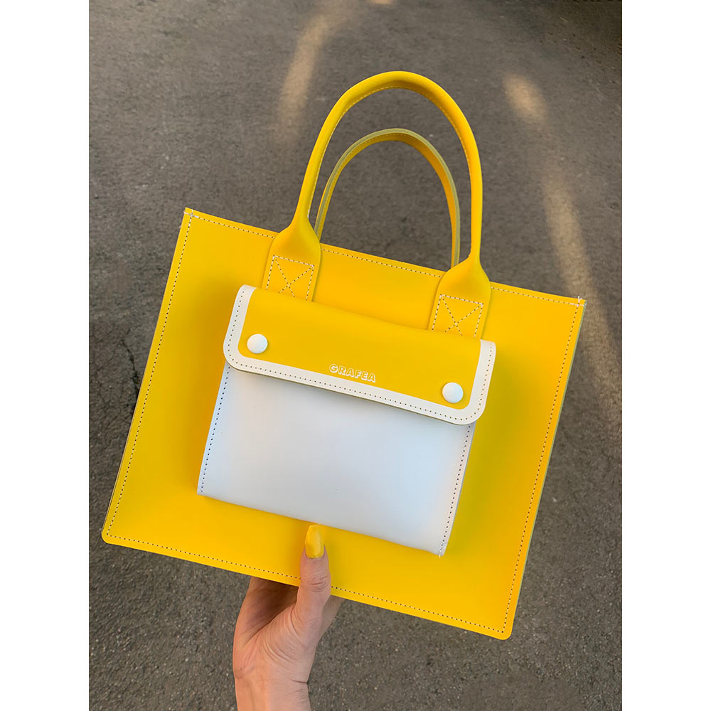 LANA LEMON ZEST - Leather Tote – GRAFEA
