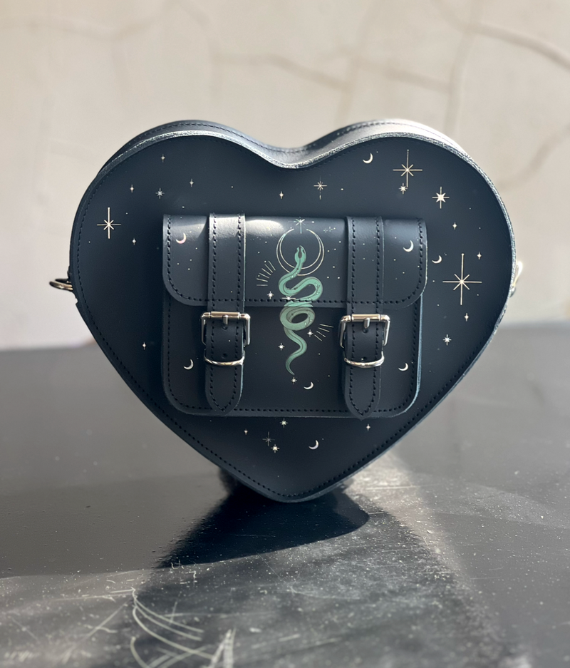 HEART SATCHEL SNAKE