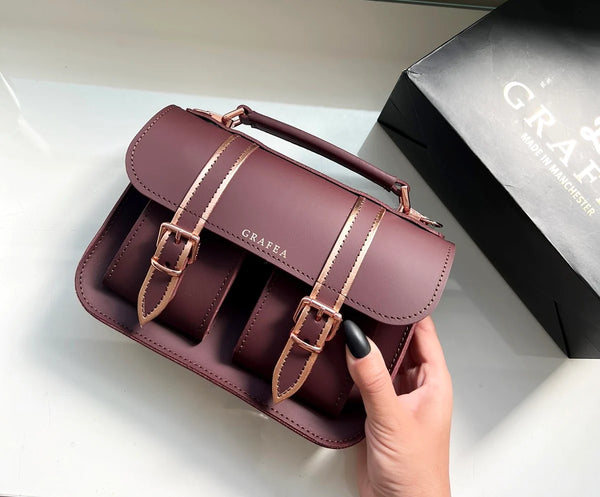 MICRO BURGUNDY ROSE GOLD W