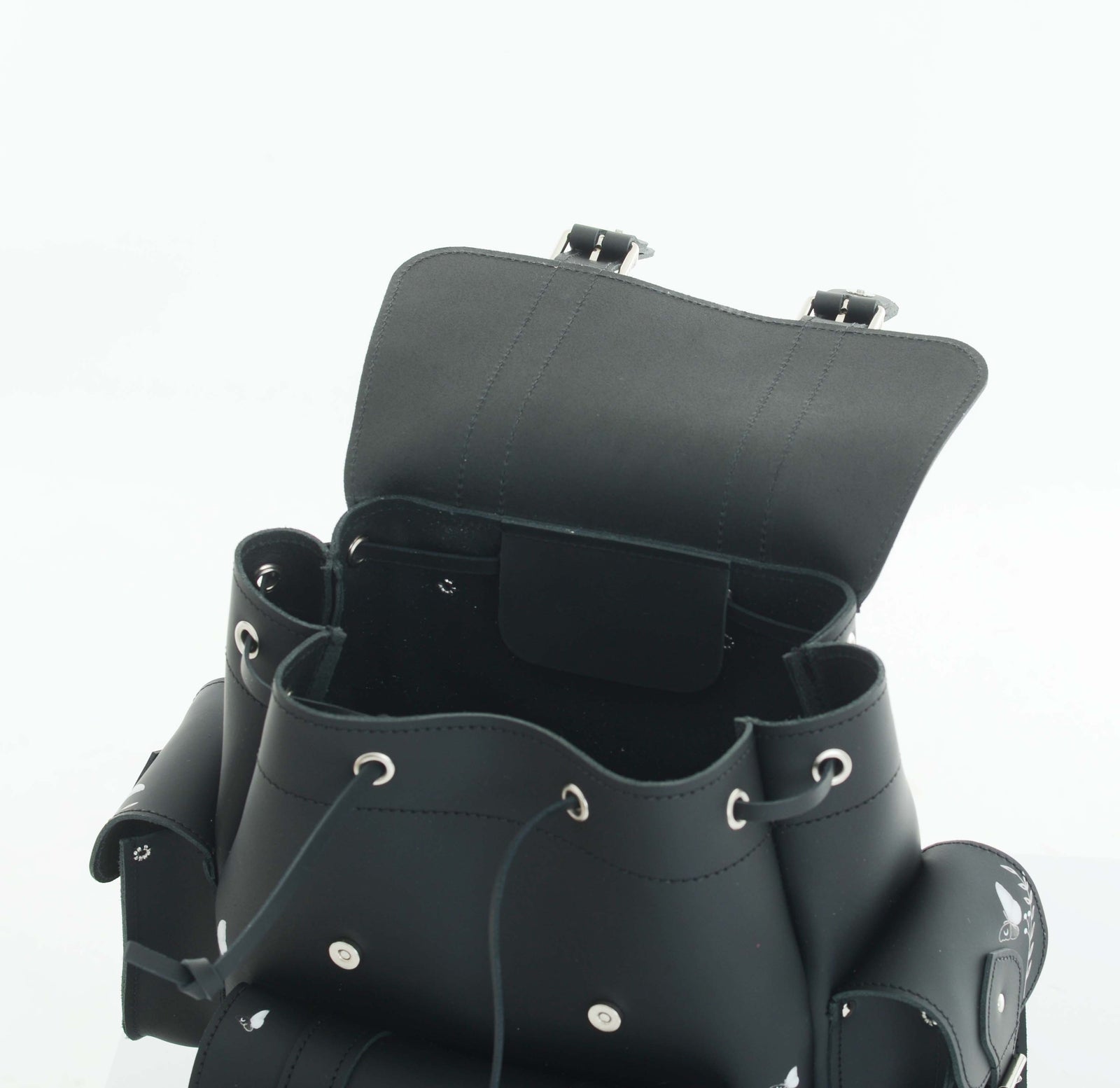HARI II CELESTIAL BUTTERFLIES - Leather Backpack – GRAFEA