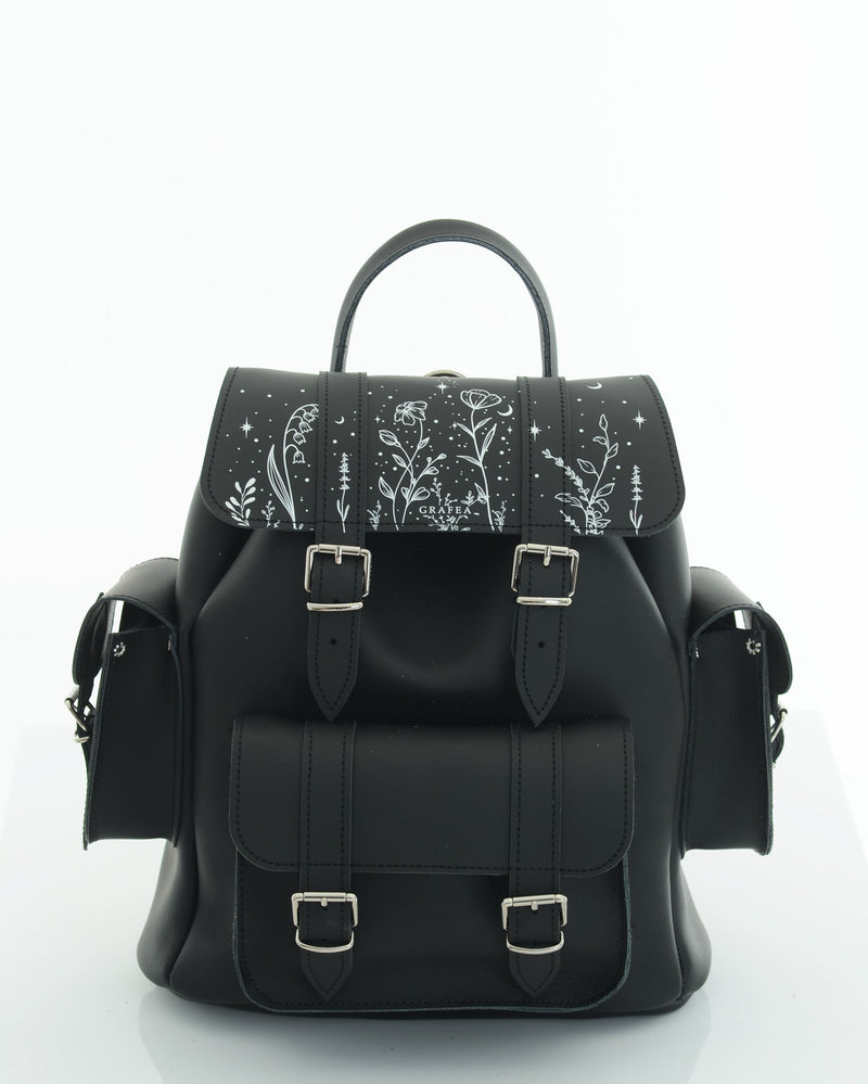 HARI II COSMIC SPRING Leather Backpack GRAFEA