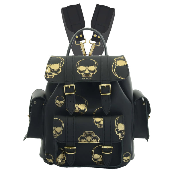 Grafea Hari II Black and Gold Star Backpack Grafea Hari II Black and Gold Star Backpack main image 4