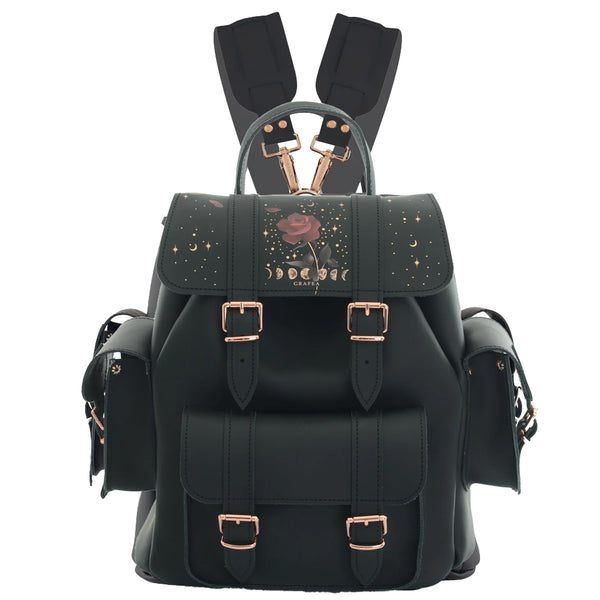 grafea mini backpack sale ZIPPY ART HARI II BLACK - Leather
