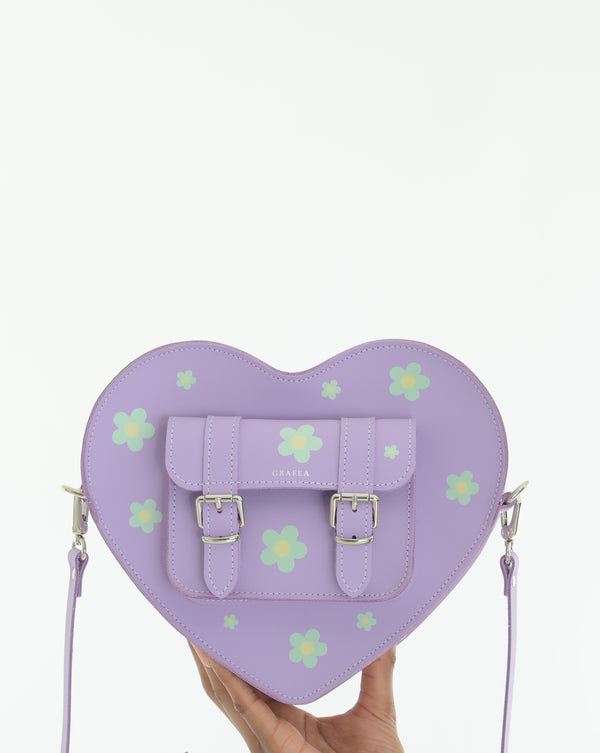 HEART SATCHEL HEARTS PINK - Mini heart Satchel – GRAFEA