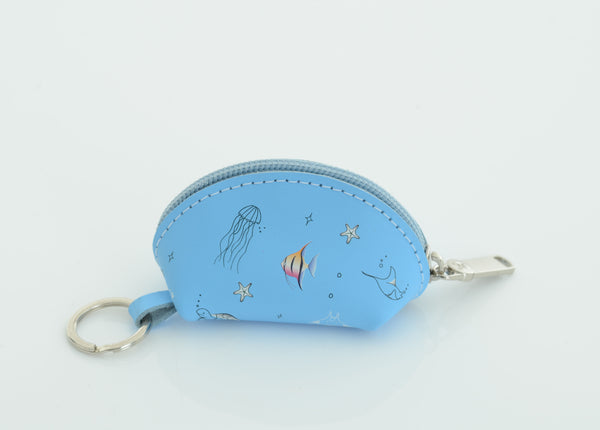 KEYRING PURSE SEA