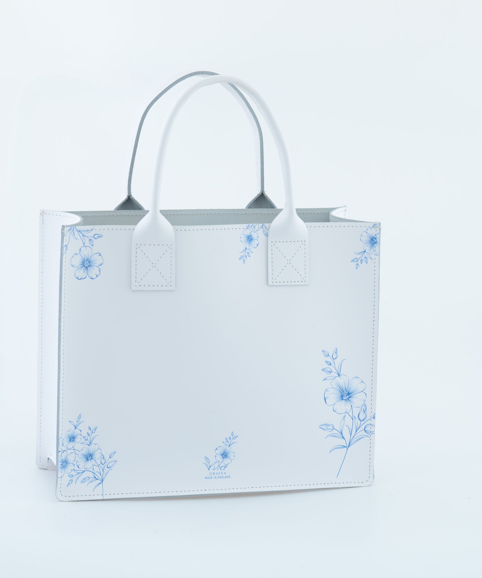 LANA BLUE GOLD - Leather Tote – GRAFEA