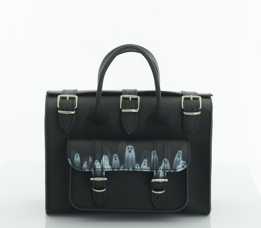 LUNA GHOST CITY Womens Leather Shoulder Bag GRAFEA