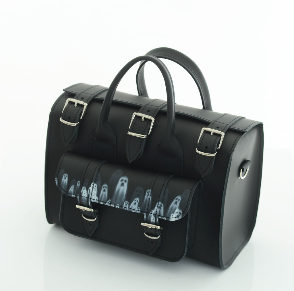 LUNA GHOST CITY Womens Leather Shoulder Bag GRAFEA