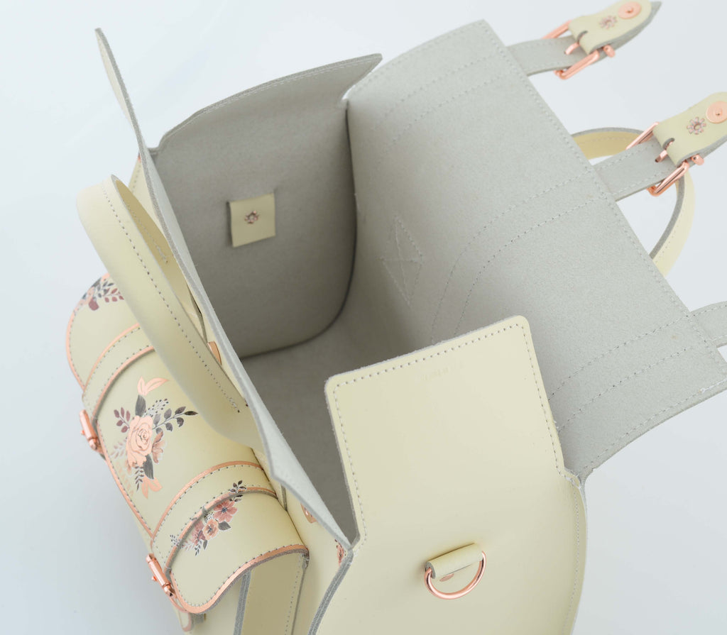 LUNA PORCELAIN Women's Leather Shoulder Bag GRAFEA