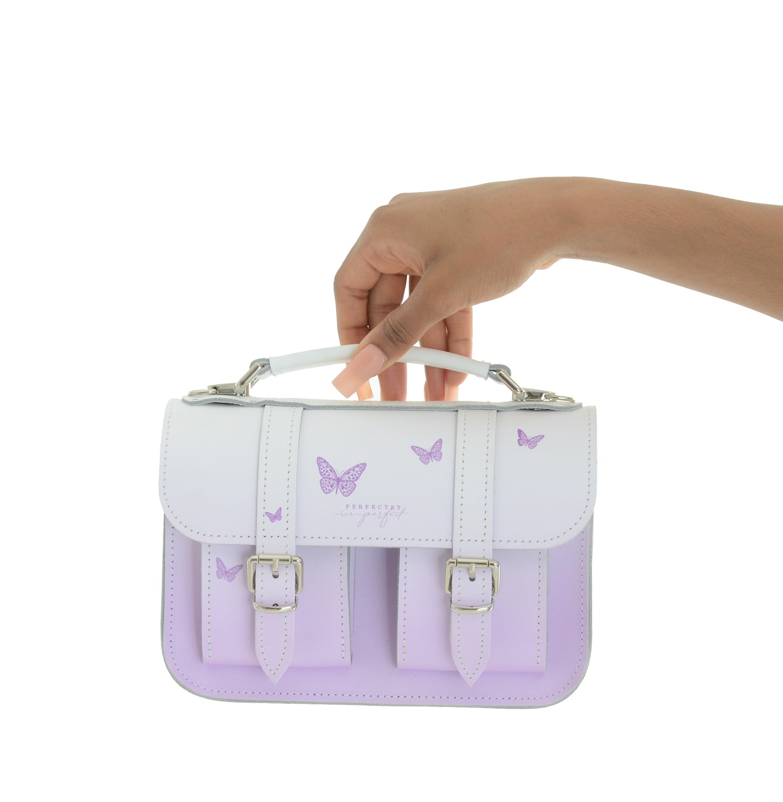 MICRO PERFECT Mini Leather Satchel GRAFEA
