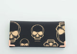 ROSE GOLD SKULLS WALLET