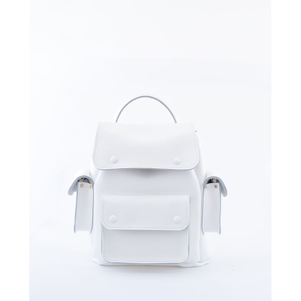 ashton zip top leather backpack ASHTON WHITE