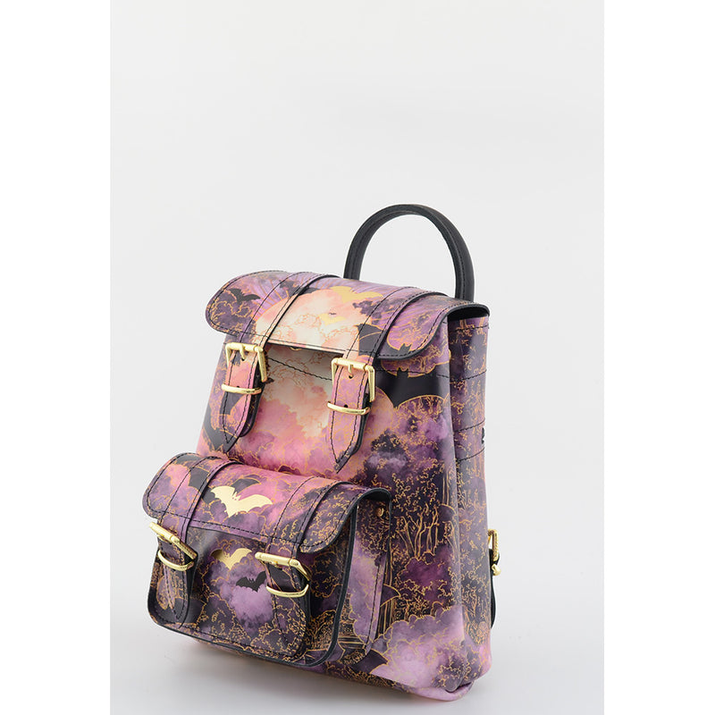 BABY II GOLD BATS- Small Leather Backpack – GRAFEA BABY II GOLD BATS- Small Leather Backpack – GRAFEA