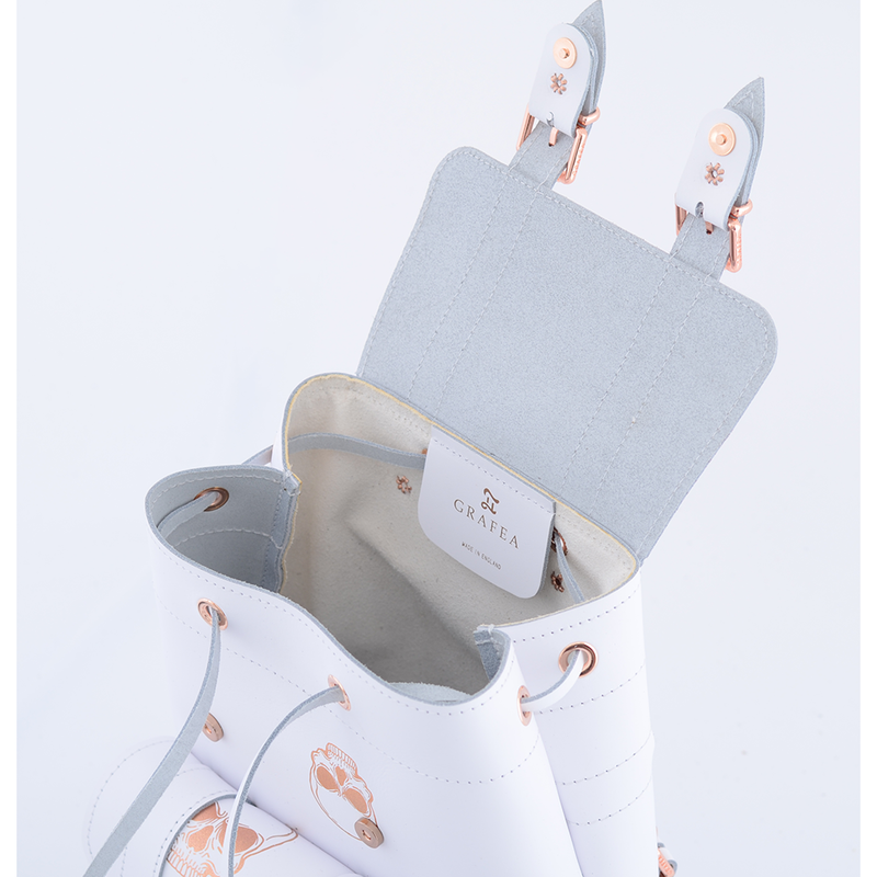 BABY II WHITE ROSE GOLD SKULLS